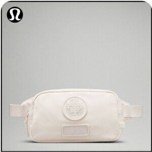 Lululemon White Team Canada Future Legacy Mini Belt Bag COC CPC Logo - BNIP